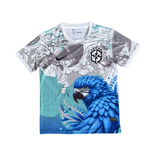 BRAZIL JERSEY - SPECIAL PARROT EDITION GREY